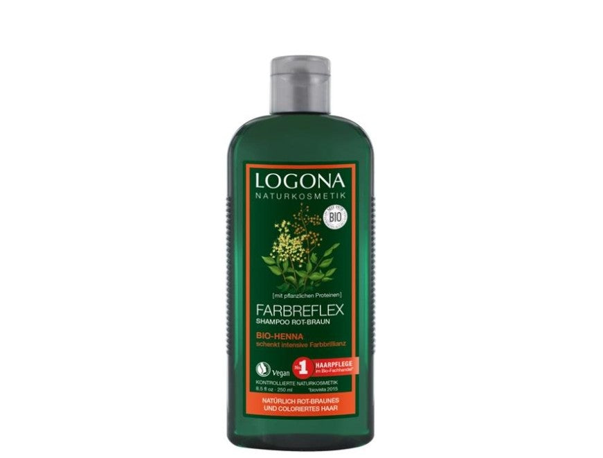 Logona Farbreflex Shampoo 250 Bio-Henna » ml la-bellezza24 kaufen online Rot-Braun 