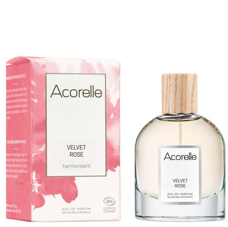 Acorelle Eau de Parfum Velvet Rose - BIO-Zertifiziert 50 ml