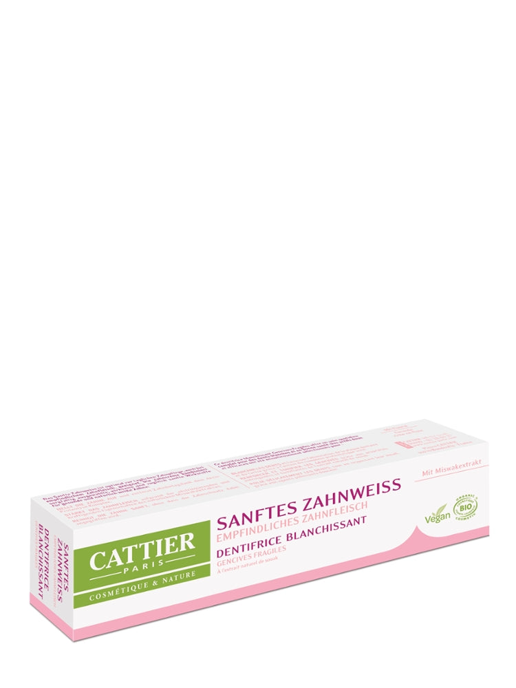 Cattier Zahncreme sanftes Zahnweiss mit Minzöl 75 ml