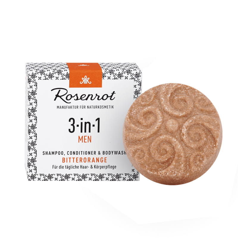 Rosenrot ShampooBit® MEN 3-in-1 Bitterorange 60 g