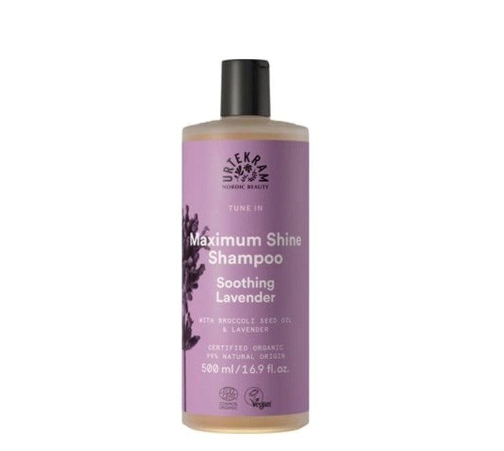 Urtekram Soothing Lavender Maximum Shine Shampoo 500 ml