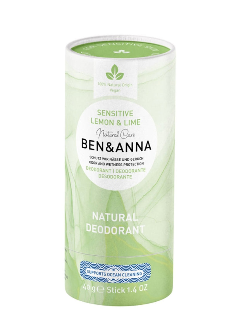 Ben & Anna Deo-Stick Sensitive Lemon & Lime 40 g
