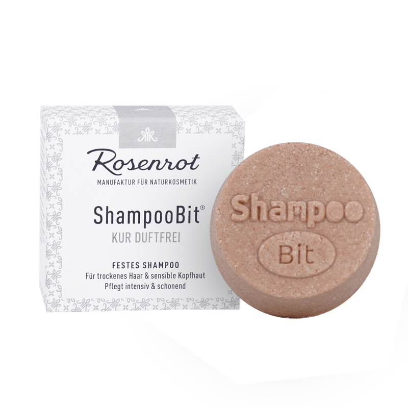 Rosenrot festes ShampooBit® Kur duftfrei 60 g